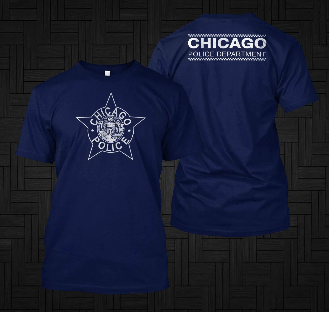Chicago Police Department United States  -  Custom front and back tee