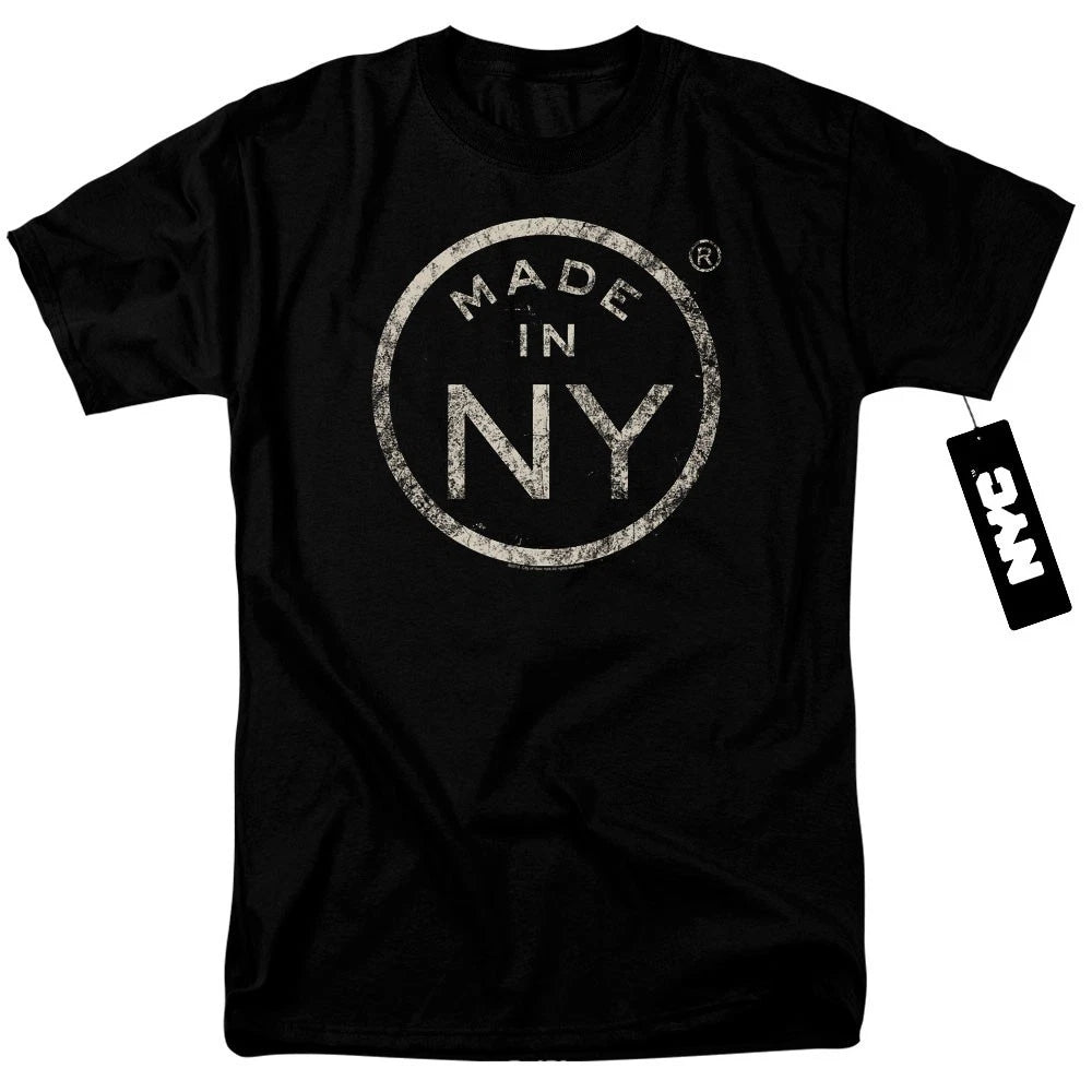New York City NY Made Men’s T-Shirt S-5XL Officially Licensed NYC Graphic Tee