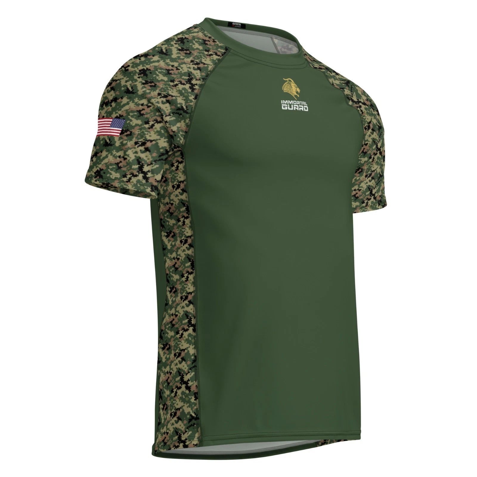 U.S. Marines Military Tribute Short Sleeve Rashguard
