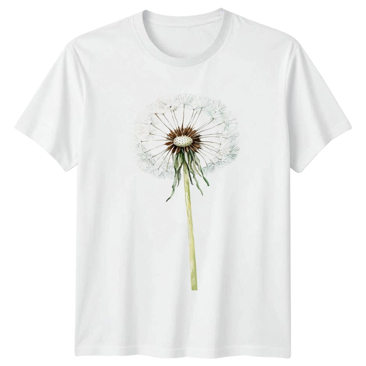 Dandelion Flower Nature Mens T-Shirt Womens Tee Graphic Unisex Top