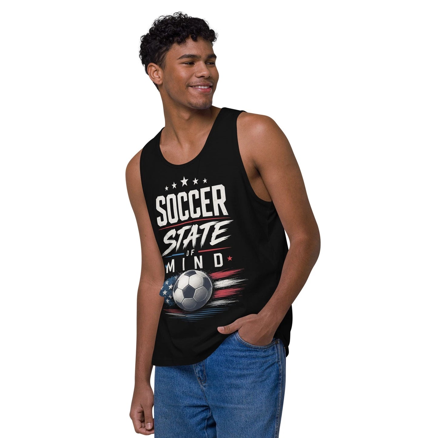 Soccer Tank Top World Cup 2026 USA Fan Shirt Gift Game Day Sports Tee