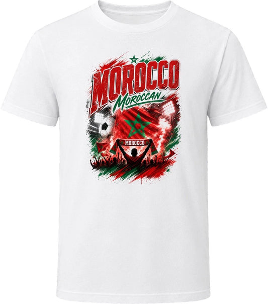 Morocco Moroccan Soccer Football National Supporters T Shirt