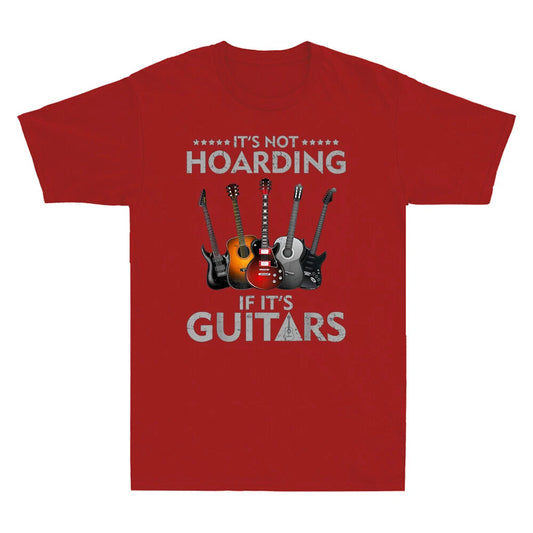 It's Not Hoarding If Its Guitars Music Lover Vintage Men's Short Sleeve T-Shirt