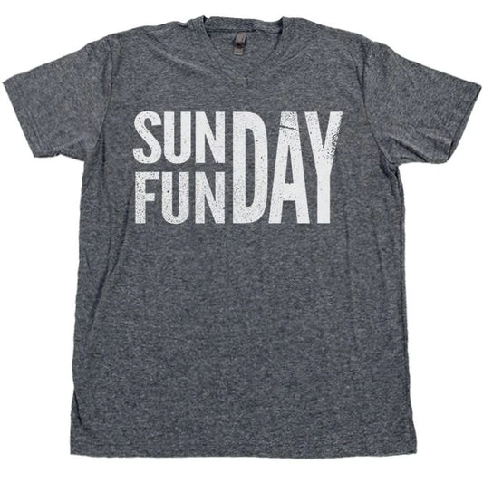 SUNDAY FUNDAY T Shirt Weekends Festivities Champagne Mimosas Bloody Marys Brunch