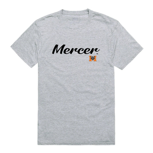 Mercer University Bears MU NCAA Cotton Script Tee T Shirt