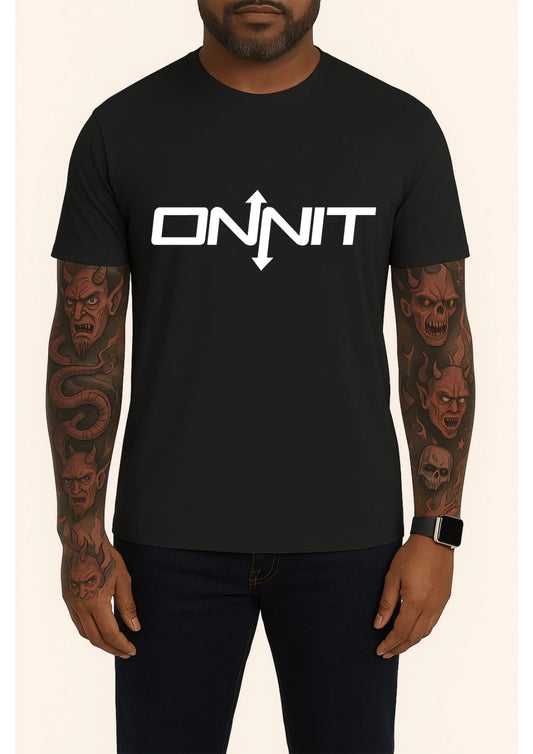 Onnit Black T Shirt Fitness Gym Training Logo Graphic Tee Joe Rogan Podcast