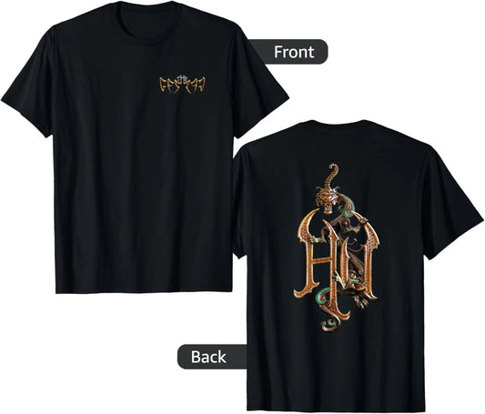 ( Front & Back ) The Hu Bronzed Hu Logo Gereg T-Shirt