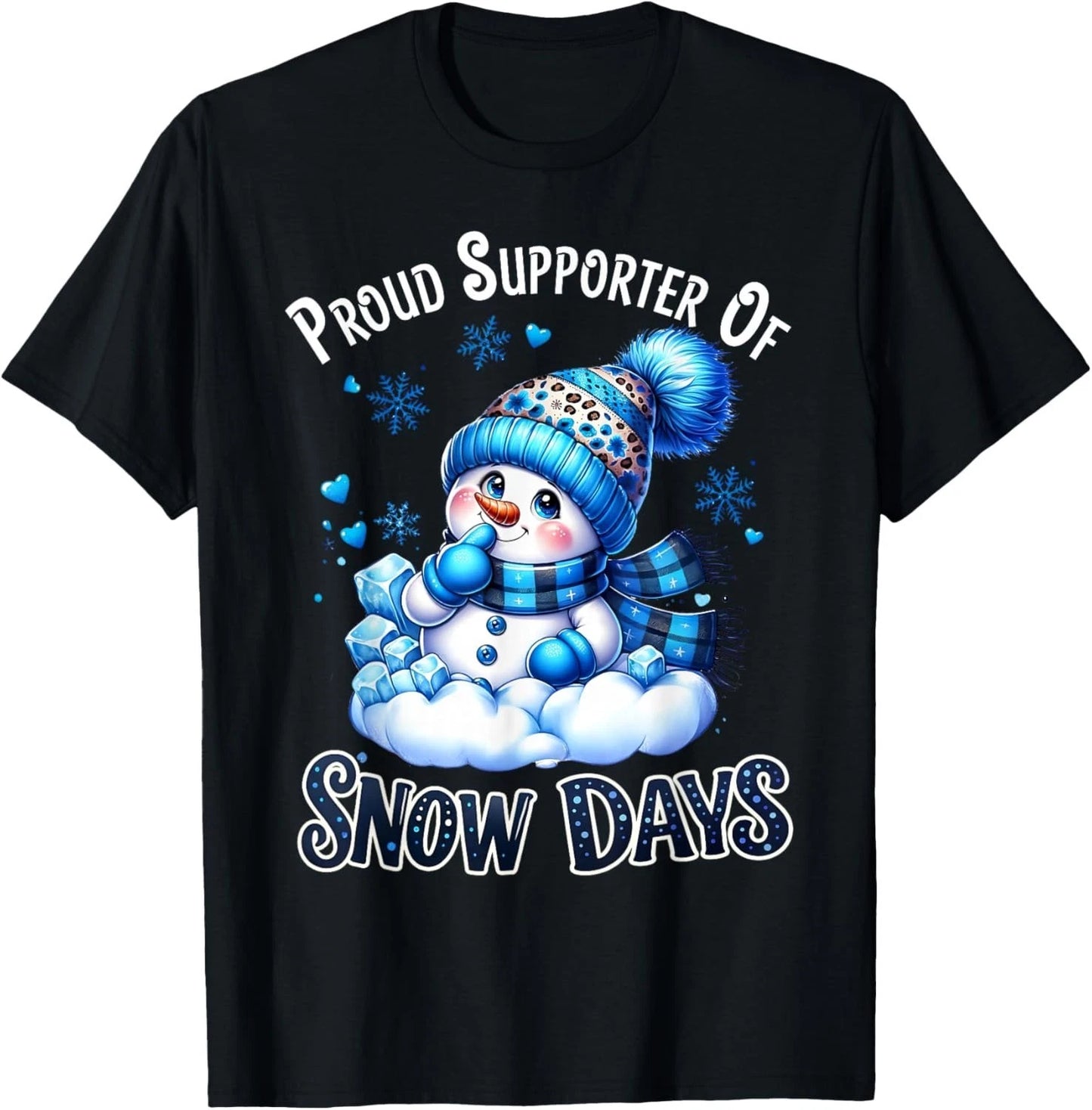 Proud Supporter of Snow Days Funny Teacher Crew Gift Unisex T-Shirt