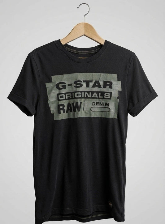🔥 G-STAR RAW ORIGINALS T-Shirt Size L | Premium Denim Streetwear