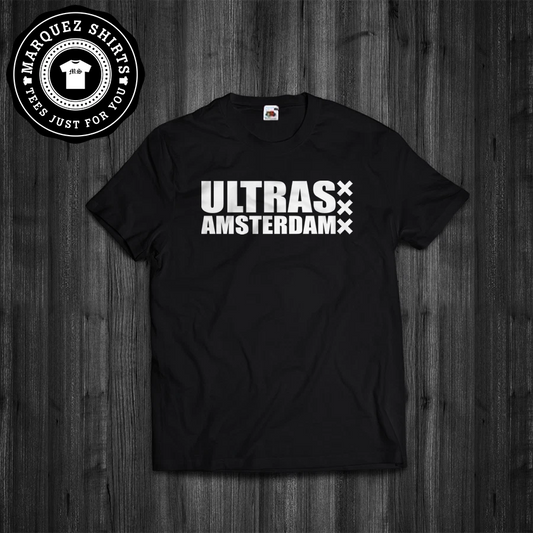 T Shirt Ultras Amsterdam Ajax Soccer Football Supporters Tee
