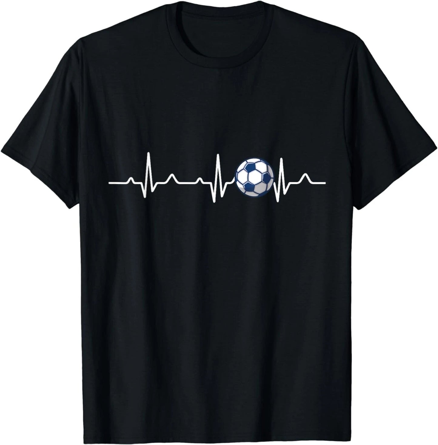 Heartbeat Soccer Lover Gift Unisex T-Shirt