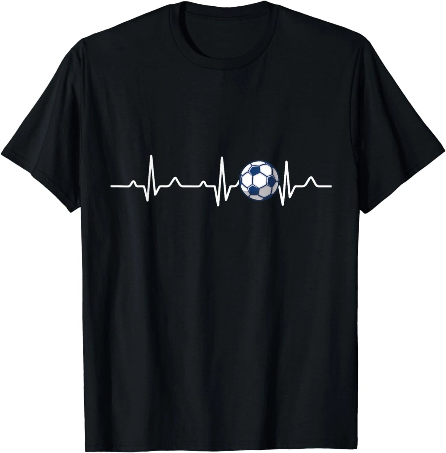 Heartbeat Soccer Lover Gift Unisex T-Shirt