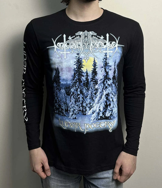 Nokturnal Mortum - Lunar Poetry 2013 (B&C) Long Sleeve Black T-Shirt mayhem