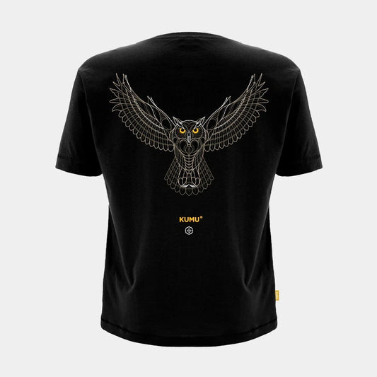 KUMU T-Shirt The Hunter Owl Design Predator Fishing Hunter Tee