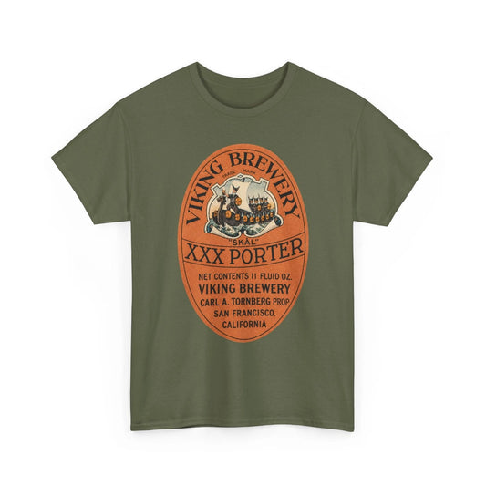 Viking Brewery Skal XXX Porter San Francisco CA Tornberg Pre-Pro Beer T-Shirt