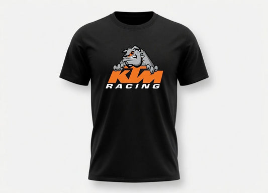 KTM Racing Motocross Bulldog Graphic Print Unisex Mens T-Shirt S M L XL 2 3 4XL