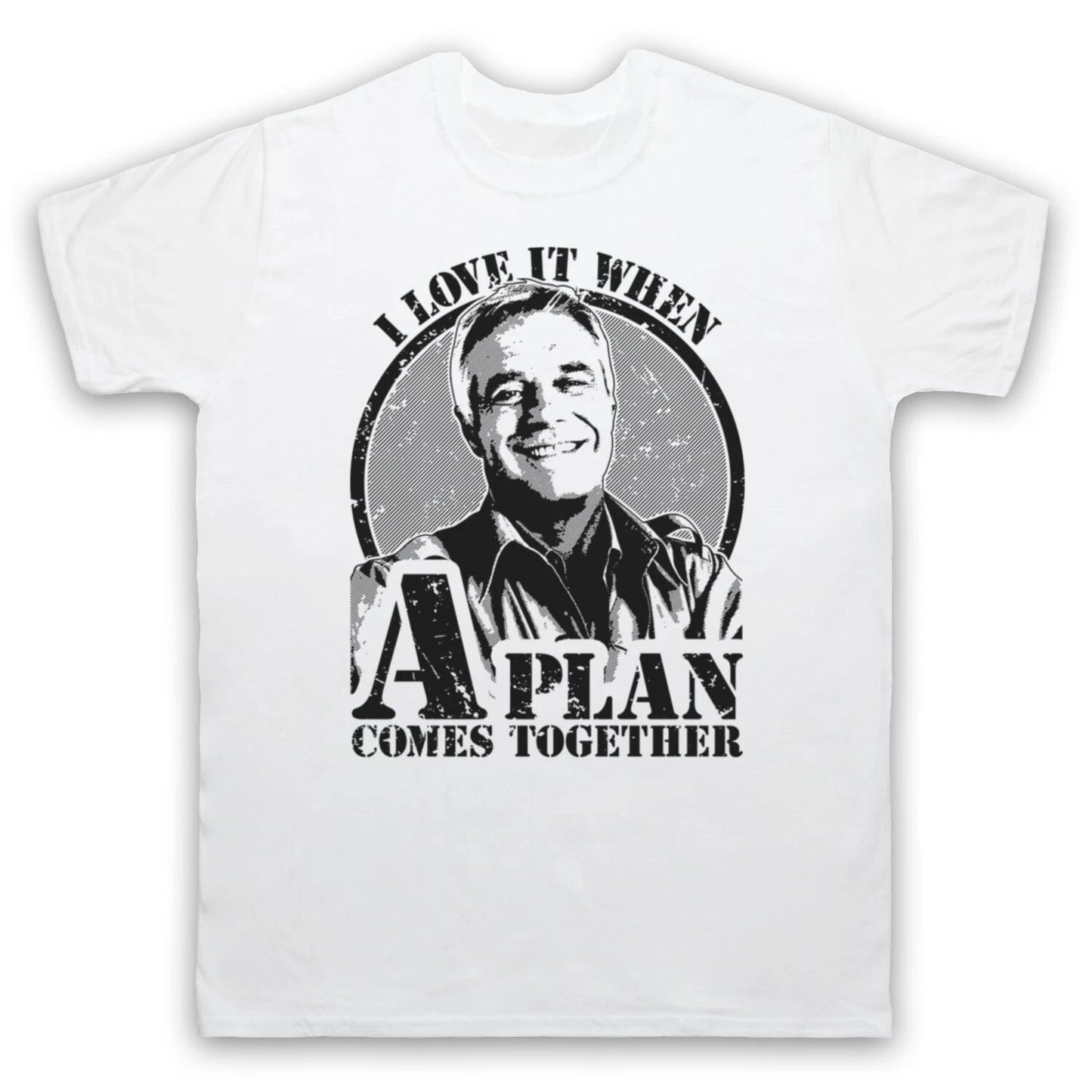 A TEAM HANNIBAL I LOVE UNOFFICIAL PLAN COMES TOGETHER MENS & WOMENS T-SHIRT