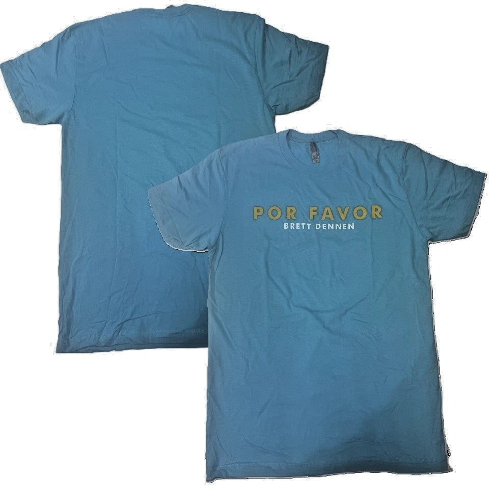 Brett Dennen - Por Favor T-shirt NEW ORIGINAL MERCHANDISE NEW!!!!! OFFICIAL MERC
