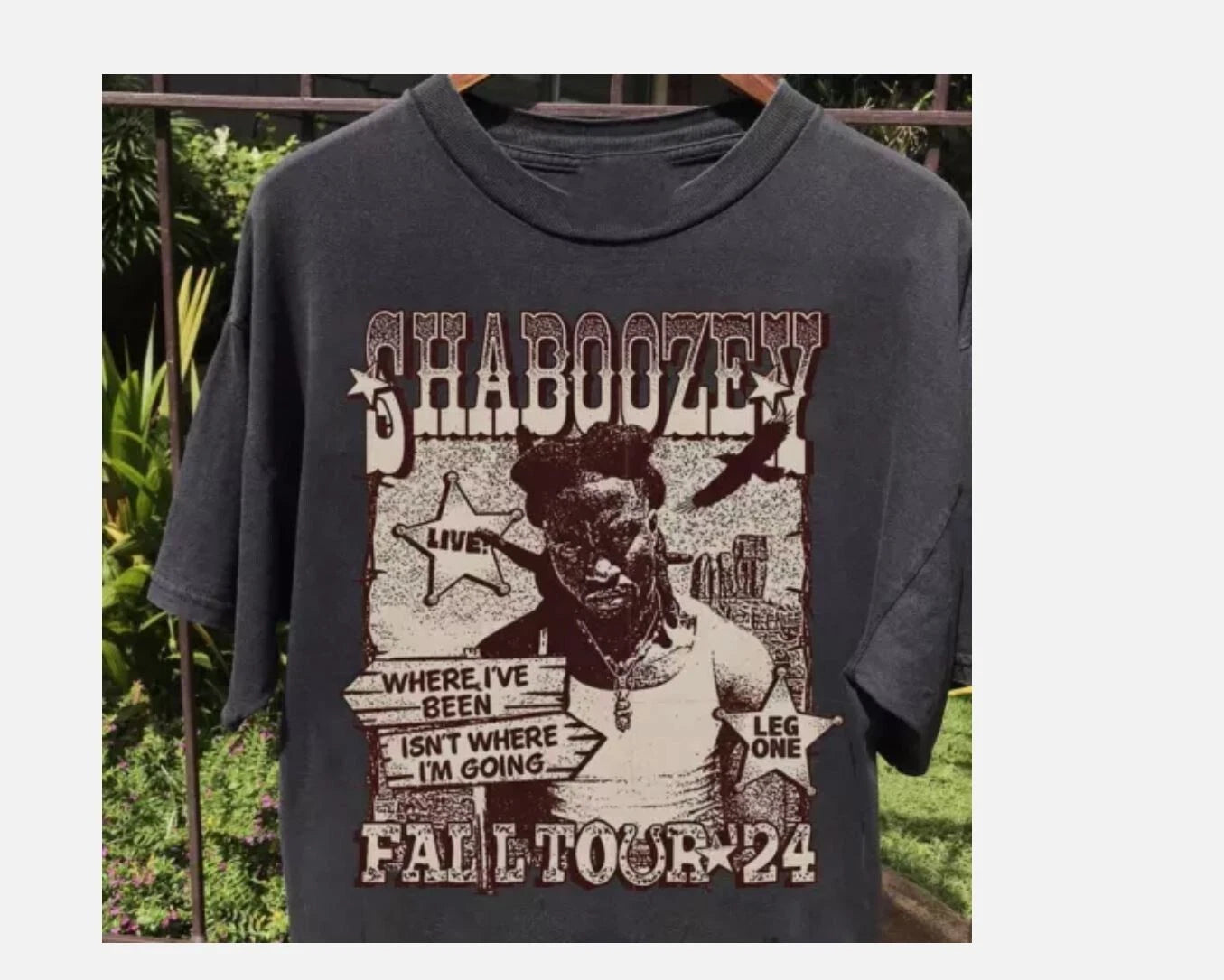 Shaboozey Fall Tour 2024 Gift For Fan All Size S to 5Xl T-shirt