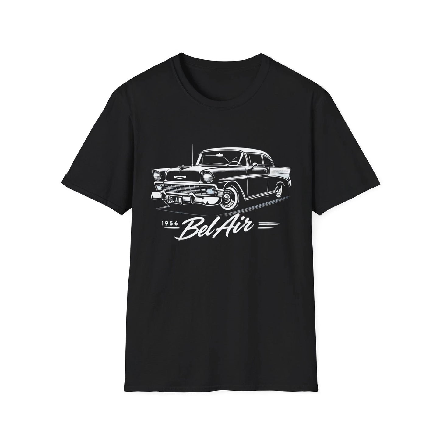 1956 Chevy Bel Air T-Shirt – Classic Car Graphic Tee for Vintage Car Enthusiasts