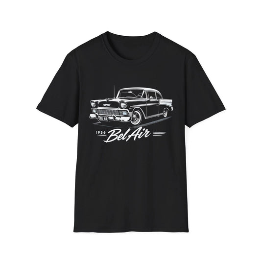 1956 Chevy Bel Air T-Shirt – Classic Car Graphic Tee for Vintage Car Enthusiasts