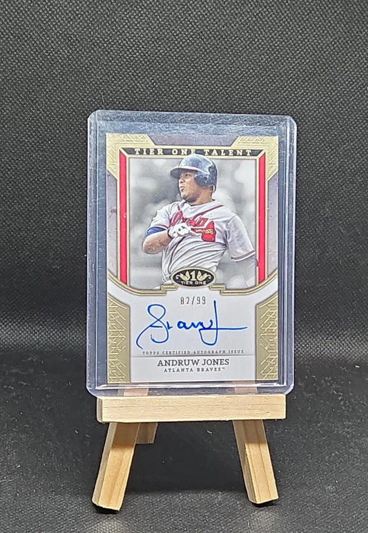 2024 Topps Tier One - Tier One Talent Autographs 🔥Andruw Jones 🔥/99 (AU)