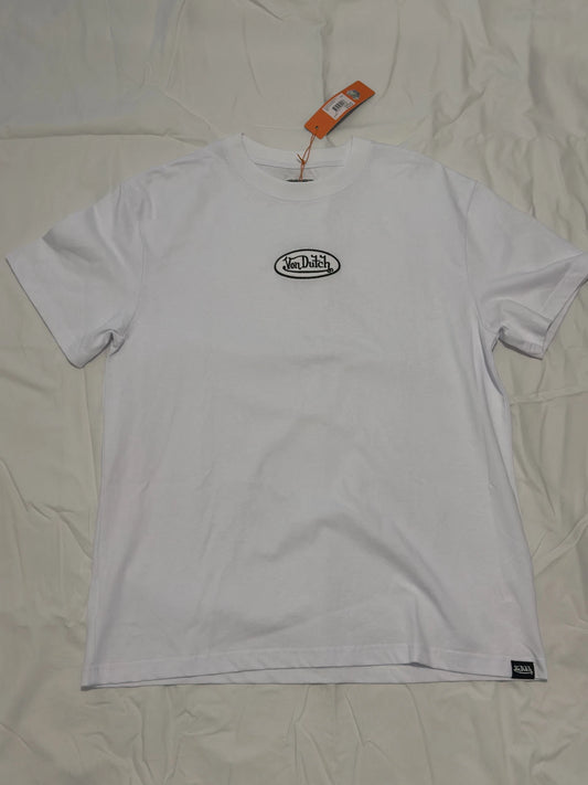 VON DUTCH OVAL TEE - WHITE new with tag