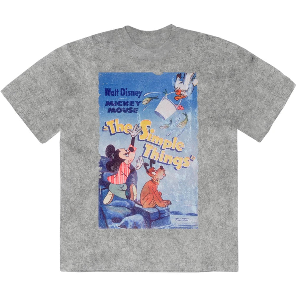 Disney Mickey The Simple Things Official Men's Unisex T-Shirt