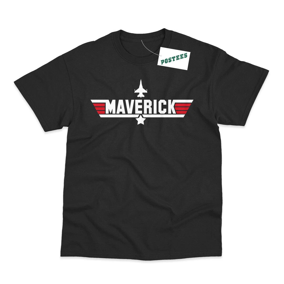 Maverick Inspired by Top Gun Printed T-Shirt