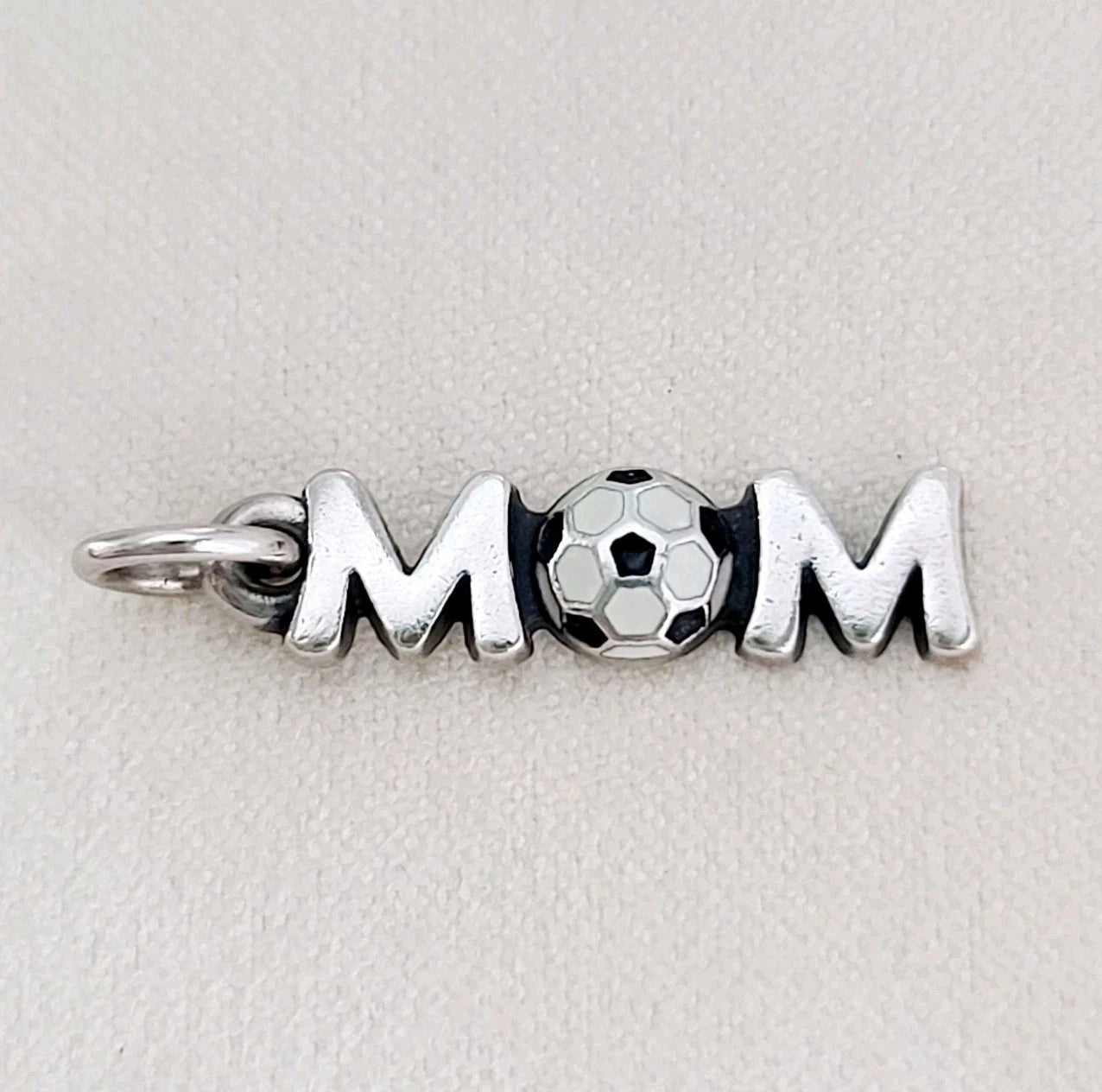 James Avery Retired Enamel Soccer Mom Charm