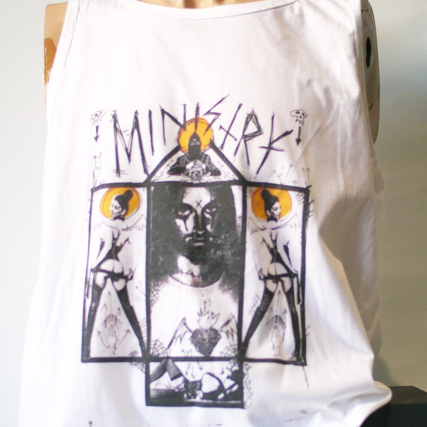 Ministry Industrial Rock Metal T-shirt Sleeveless Unisex Vest Tank Top S-3XL