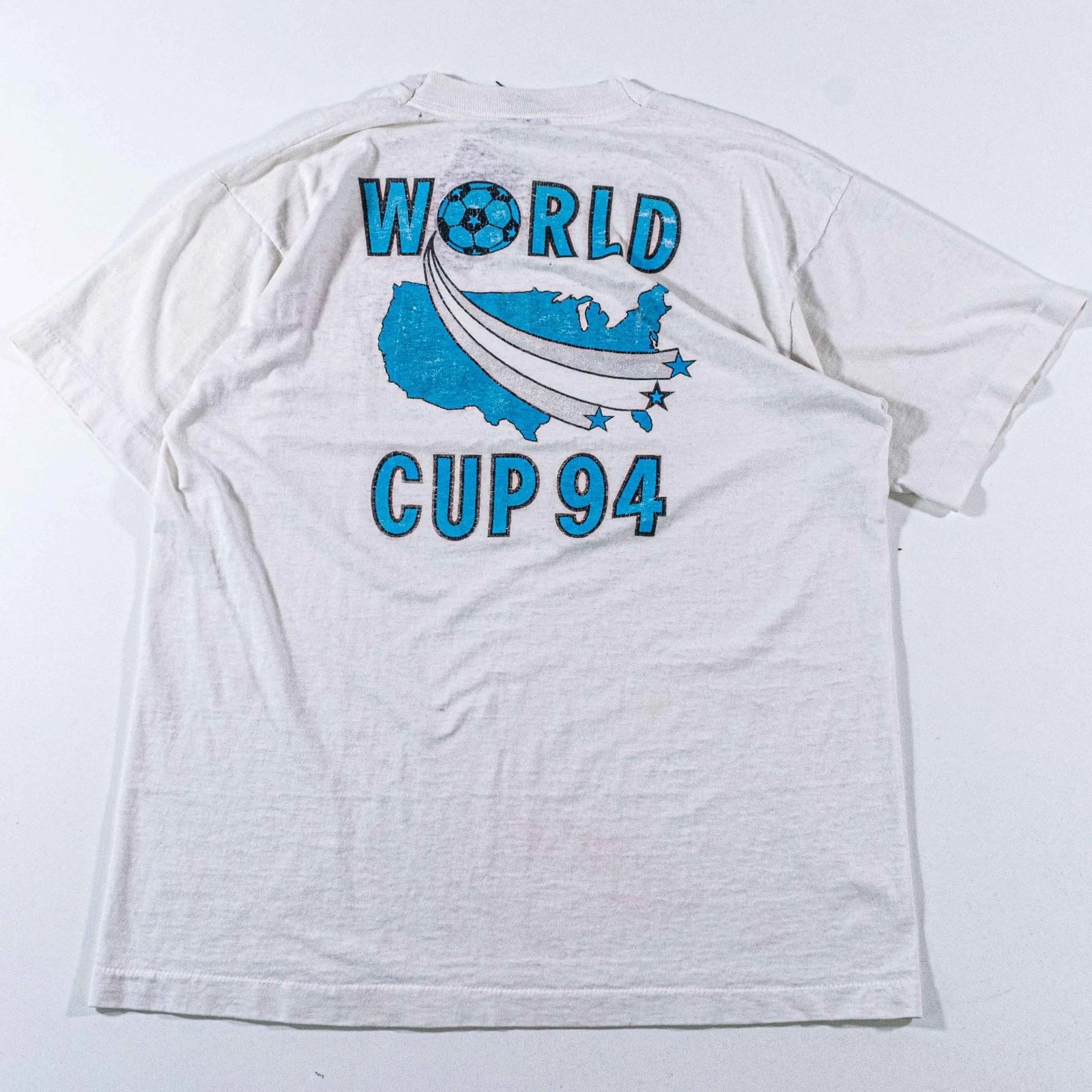 Vintage 1994 World Cup Lehigh Valley Soccer T-Shirt Medium 90s VTG