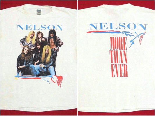 1991 Nelson Rock Band More Than Ever T-Shirt