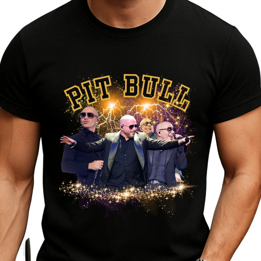 Pitbull T-Shirt, Pitbull bootleg t-shirt, Mr Worldwide T-Shirt, American singer