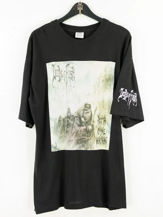 1999 DEEDS OF FLESH - PATH OF THE WEAKENING Vintage T-Shirt Reprint