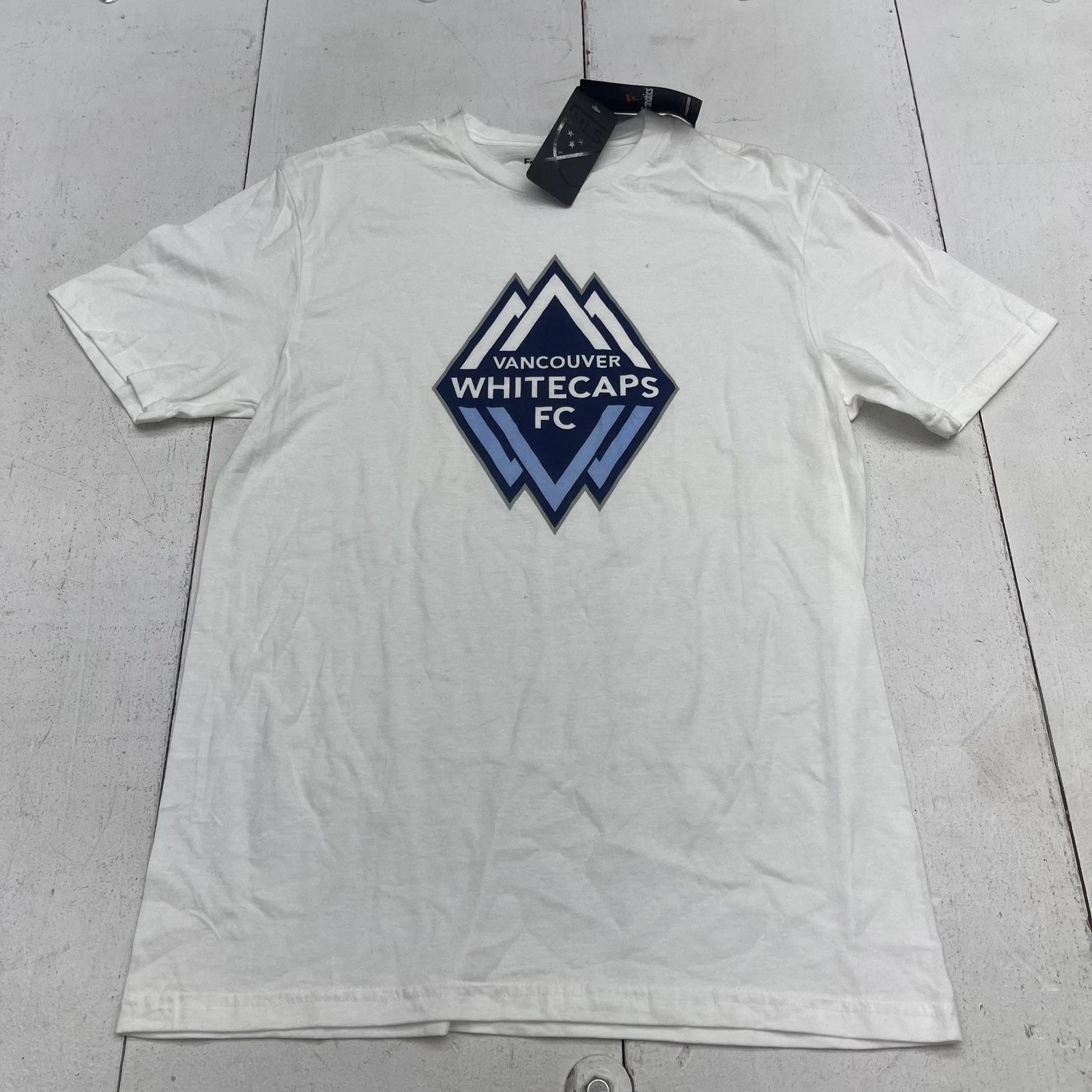 Vancouver Whitecaps FC Shirt Mens Medium White MLS Soccer Graphic Tee Fanatics