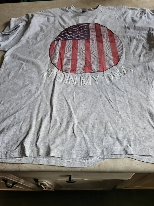 Custom Graphic T-Shirt It's in my DNA design Size 2xl -preowned/ Never Worn