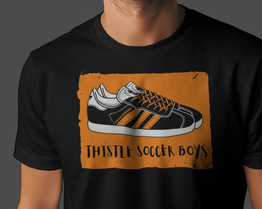 THISTLE SOCCER BOYS Gazelle T-Shirt | Meadowbank Hooligans | Unisex Organic