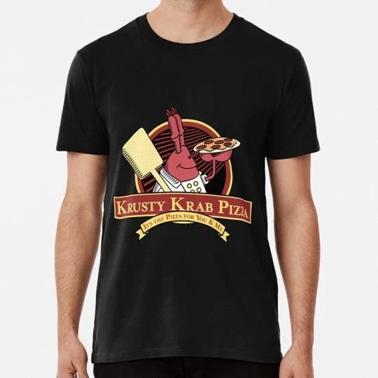 Krusty Krab Pizza S to 5XL Made in the USA T-Shirt