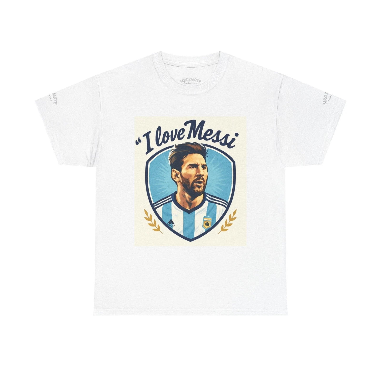 I Love Messi Unisex Heavy Cotton Tee - Perfect Soccer kids Fan Gift