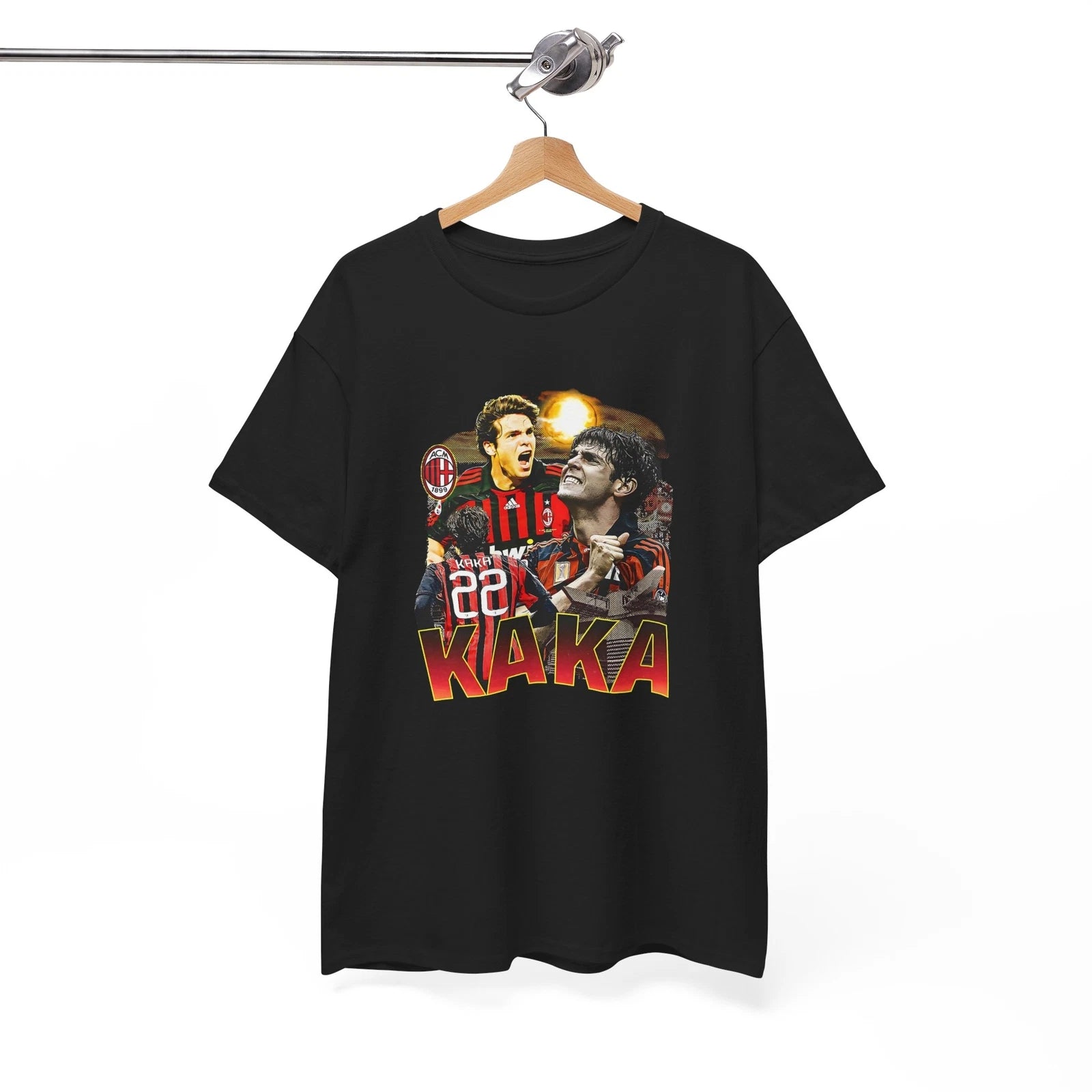 Kaká Bootleg Vintage Graphic Tee - Retro Brazilian Soccer Legend Fan Shirt