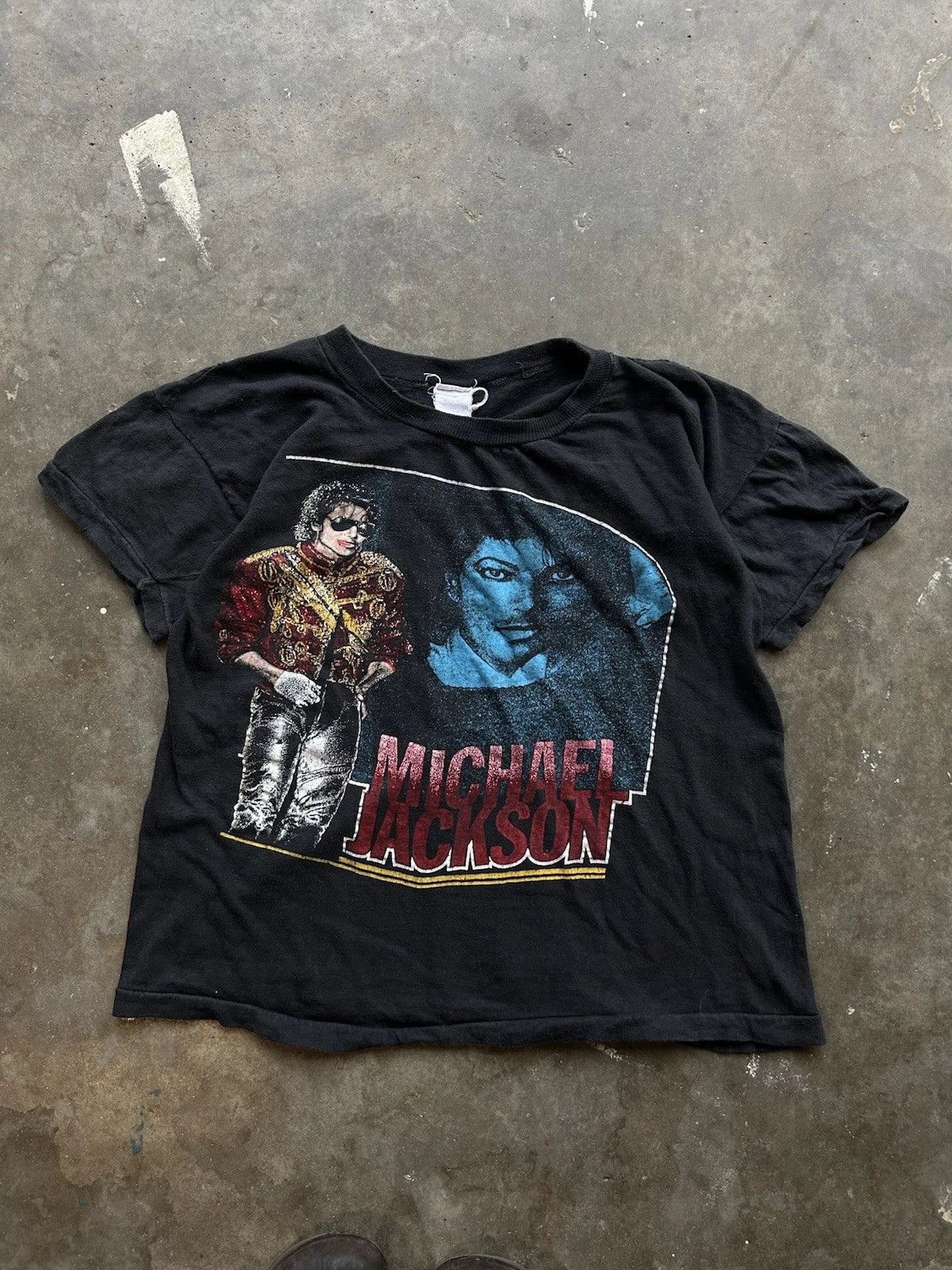 Vintage Michael Jackson Signal Sports Tee 1980s Made USA Single Stitch Sz M