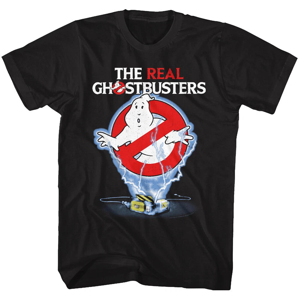 The Real Ghost Busters Movie Ghost Caught In Proton Pack Trap Men's T Shirt