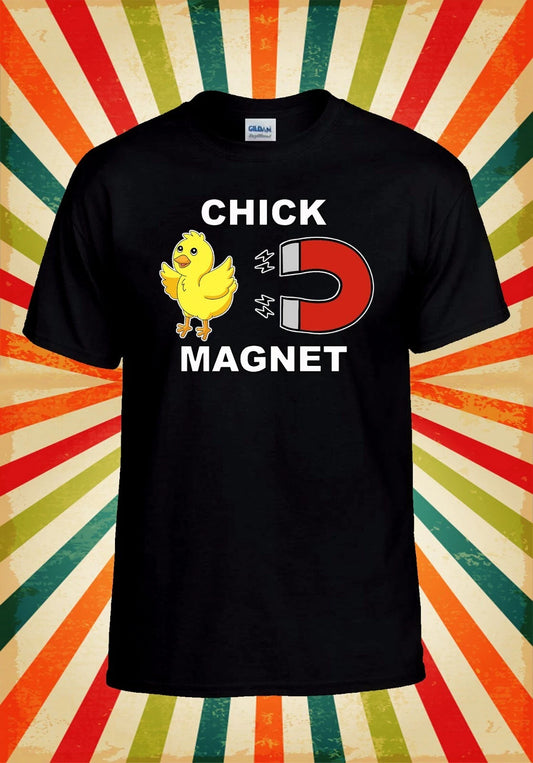 Chick Magnet Funny T-shirt Humour Men Women Unisex Baseball T Shirt Top 3149