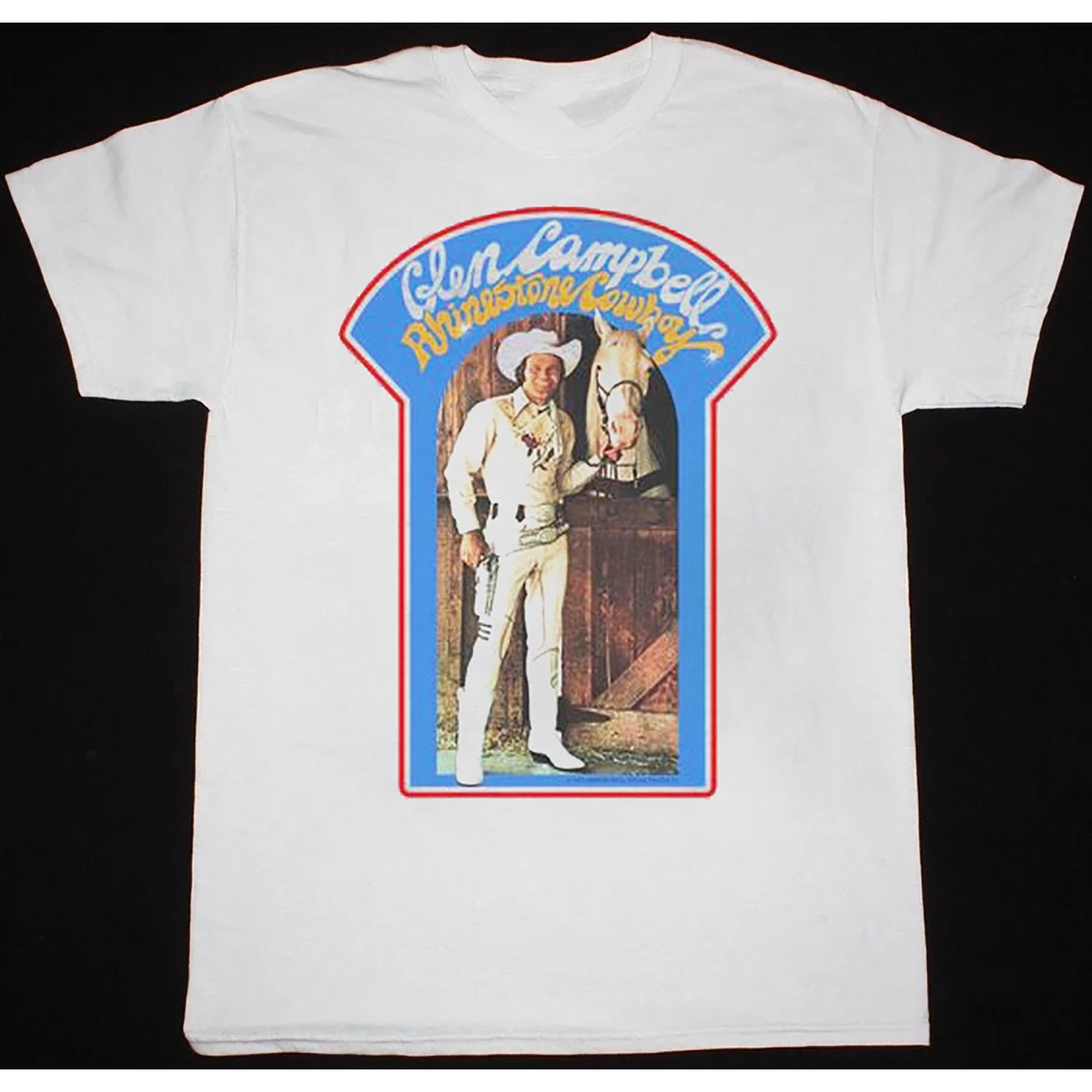 Glen Campbell 1975 Tour T Shirts All Size S-5XL