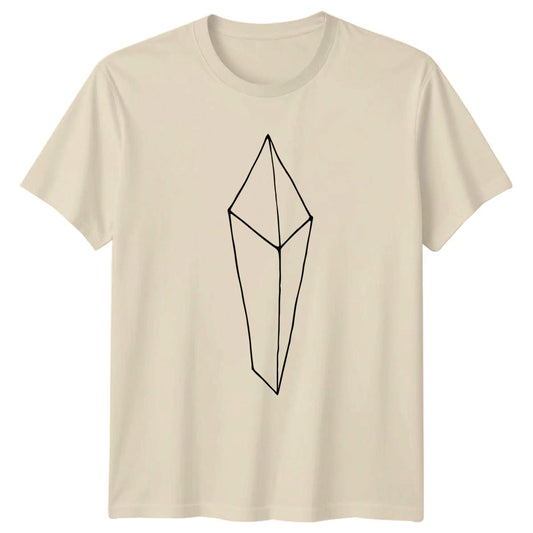 Sacred Geometry Simple Minimalist Crystal T-Shirt Geometric Art Crystal Healing