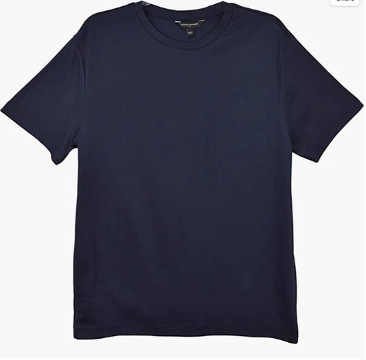 MEN SIZE XL BANANA REPUBLIC LUXE TOUCH PERFORMANCE T SHIRT SHORT SLEEVE NAVY NWT
