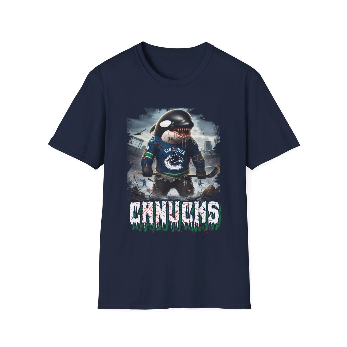 Fear the Orca - Vancouver Canucks Horror Mashup T-Shirt