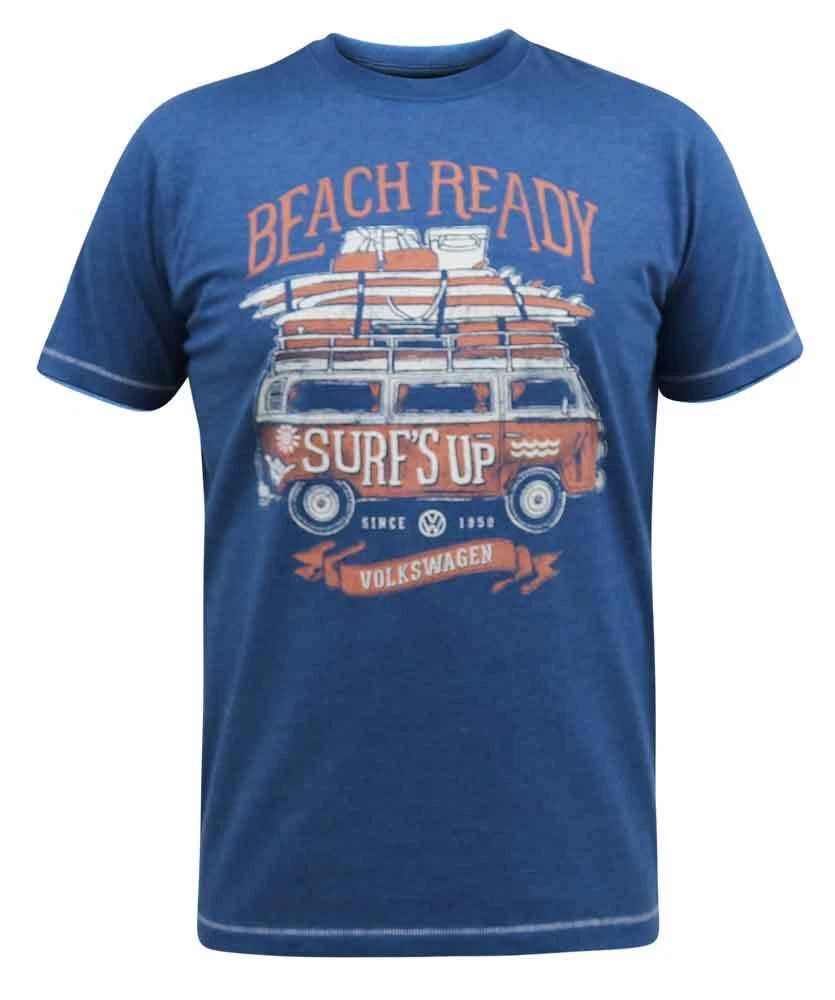 D555 Duke Big Mens VW Campervan Printed T-Shirt 2XL-6XL 7XL 8XL 9XL 10XL 601329