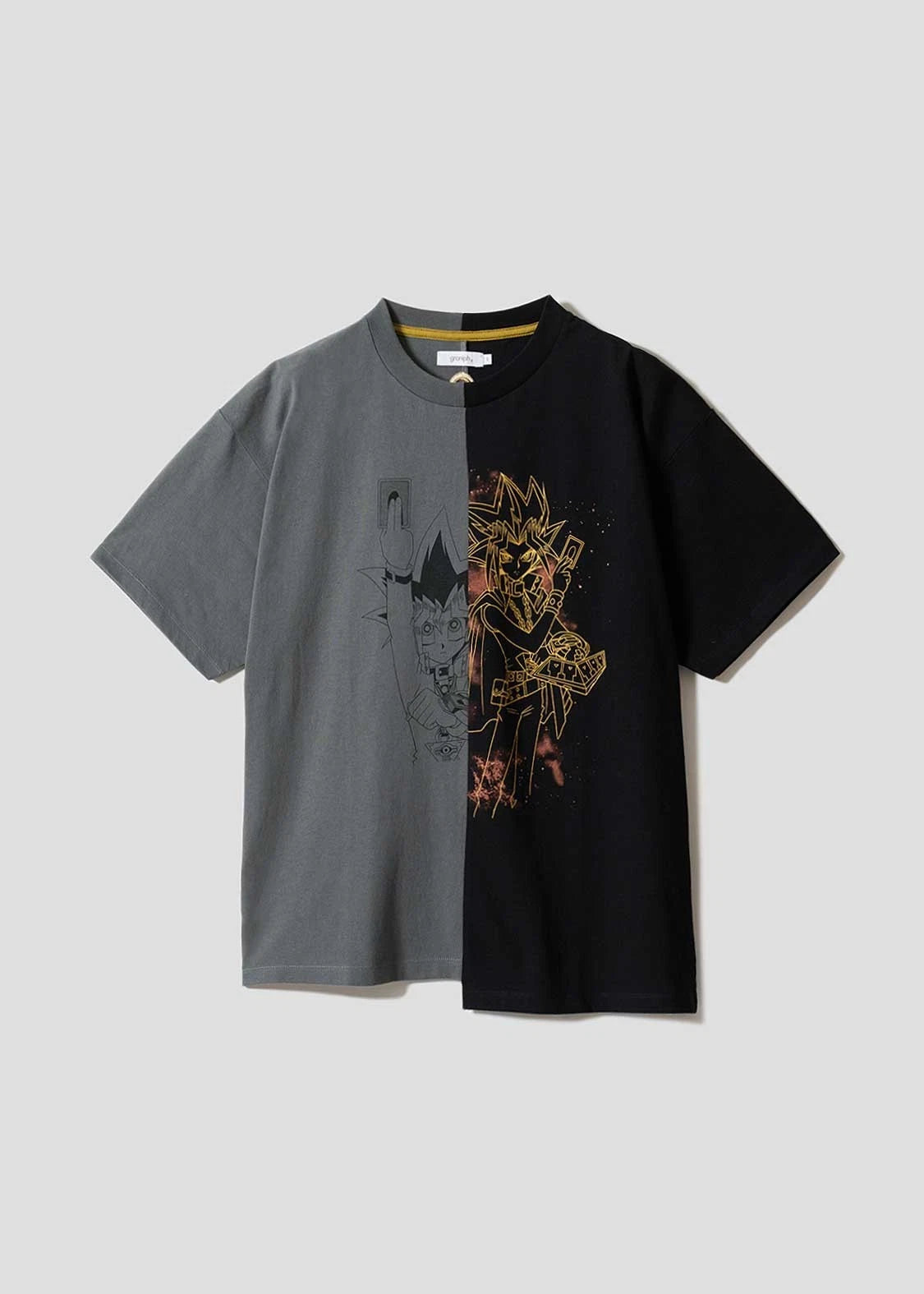 [Graniph] Yu-Gi-Oh! Duel Monsters Partner | Color-block Big Silhouette T-Shirt